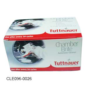 Cleaner Autoclave Powder Chamber Brite Pre-Measured Packets  (10/BX 12 BX/CS) by Tuttnauer USA Co. Ltd.  ID CB0010